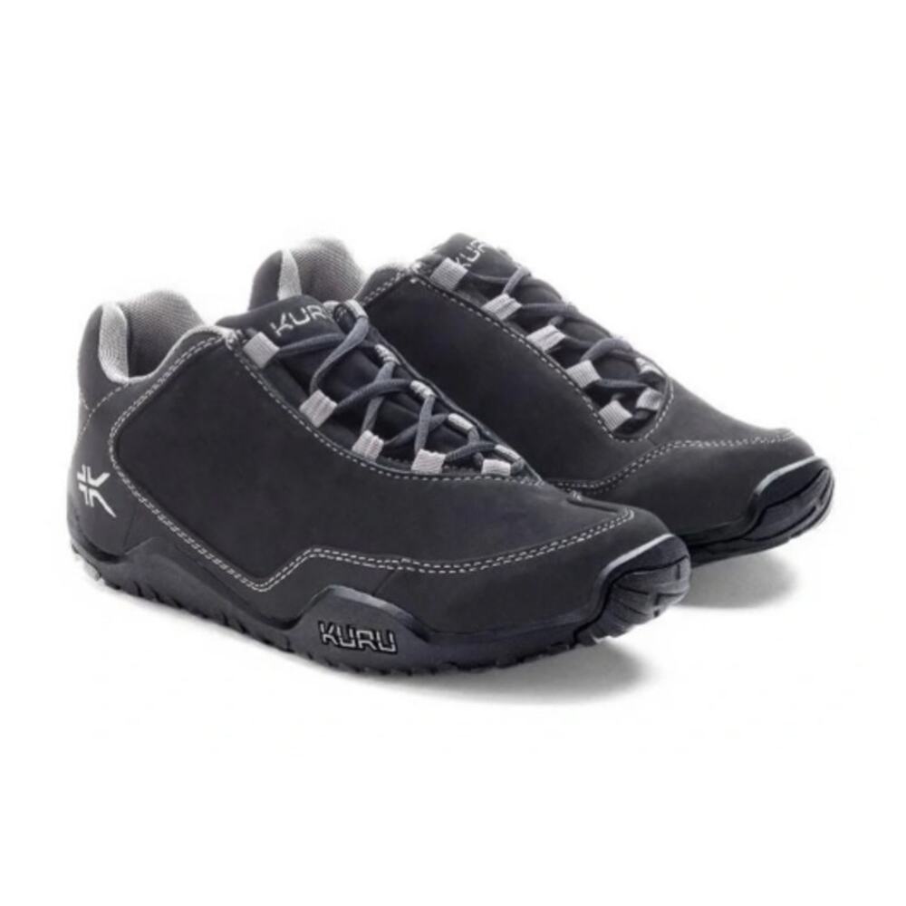 Kuru Mens Chicane Low Hiking Sneakers US 12 Wide EU 46 Black GUC